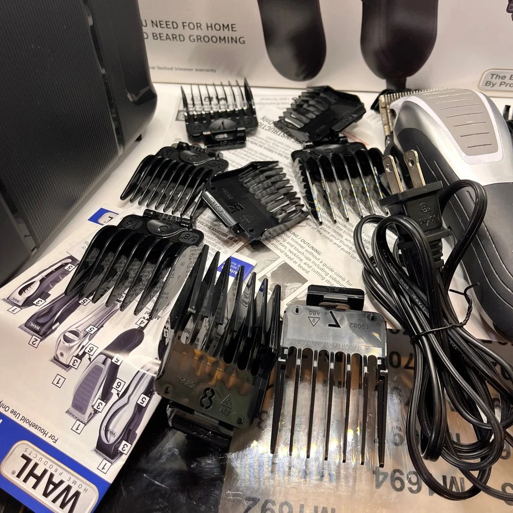Wahl Deluxe Chrome Pro Corded Hair Clipper Kit *USED - Picture 13 of 13